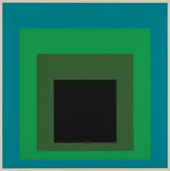 DR-b by Josef Albers, 1968, Screenprint in colors, on heavy wove paper, with full margins, sold Oct 2018