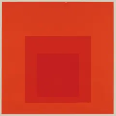 DR-a by Josef Albers, 1968, Screenprint in colors, on heavy wove paper, with full margins, sold Oct 2018