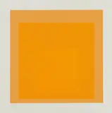 I-S LXX a by Josef Albers, 1970, Screenprint in colors, on German Etching paper, with margins, unevenly trimmed (1/8-in. at the left sheet edge), offered Oct 2018