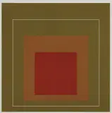 WLS IV, from White Line Squares (Series I) by Josef Albers, 1966, Lithograph in colors, on Arches Cover paper, with full margins, sold Oct 2018