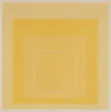 WLS I, from White Line Squares (Series I) by Josef Albers, 1966, Lithograph in colors, on Arches Cover paper, with full margins, sold Oct 2018