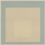 WLS VII, from White Line Squares (Series I) by Josef Albers, 1966, Lithograph in colors, on Arches Cover paper, with full margins, sold Oct 2018