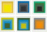 Formulation Articulation I and II by Josef Albers, 1972, The complete set of 127 screenprints in colors, on 66 sheets of wove paper, each folded (as issued), with full margins,, sold Oct 2018