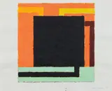 Peter Halley, Untitled, 1991, Acrylic painting on graph paper