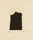 Richard Serra, Videy Afangar #9, 1991, Etching, on Hahnemühle German etching paper, with full margins
