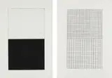 Brice Marden, Adriatics: plates b; and e, 1973, One etching and one etching with aquatint, on Rives BFK paper, with full margins