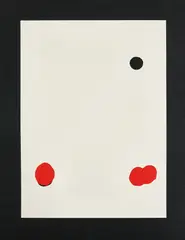 Siegel by Blinky Palermo, 1970, Screenprint in colours, on heavy wove paper, the full sheet, sold Oct 2018