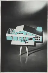 Laurie Simmons, House, from Food, Clothing and Shelter portflolio, 1996, Photogravure in colors, on wove paper, the full sheet