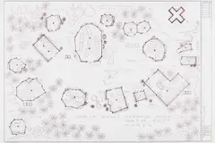 Mark Bennett, M*A*S*H, 1995, Graphite and ink drawing on vellum