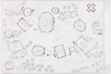 Mark Bennett, M*A*S*H, 1995, Graphite and ink drawing on vellum