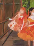 Karen Kilimnik, Dancers in the Wings, Moths, Paris Opera, Degas
