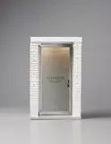 Maurizio Cattelan, The 1:6 Scale Wrong Gallery, 2006, Multiple comprising wood, brass, steel, aluminum, resin, plastic, glass and electric lighting, with accompanying copy of the Wrong Gallery Times, all contained in the original cardboard box