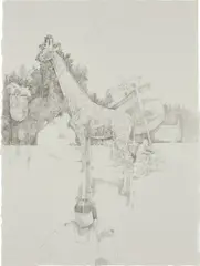 Kelly McLane, American Idle (Awesome Spots), 2007, Graphite on wove paper