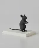 Katharina Fritsch, Mouse, 1998, Painted polyester resin multiple