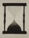 Ed Ruscha, Time is Up, 1989, Lithograph, on gray Rives BFK paper, the full sheet,