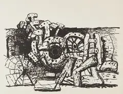 Philip Guston, Elements, 1980, Lithograph, on Arches 88 paper, with full margins
