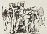 Philip Guston, Untitled, 1963, Lithograph, on natural Nacre paper, the full sheet