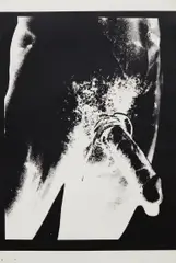 Andy Warhol, Torso, 1977, Unique screenprint, on Lenox Museum board, the full sheet