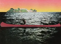 Canoe Island by Peter Doig, 2000, Screenprint in colors, on Somerset paper, the full sheet, sold Oct 2018