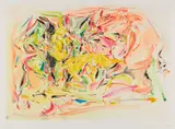 Cecily Brown, Untitled #6, 1999, Monotype in colors, on Somerset paper, with full margins