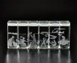 Untitled (Canisters) by Kara Walker, 1997, The complete set of six etched glass canisters, sold Oct 2018