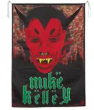 Mike Kelley, Satan's Nostrils, from Pansy Metal/Clovered Hoof, 1989, Screenprint in colors, on silk