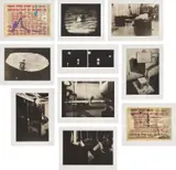 Nam June Paik, März, 1992, The complete set of 20 lithographs with screenprint, one with hand-coloring, on Rives BFK paper, with full margins, all contained in the original gray cloth-covered portfolio with title page and colophon