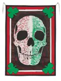 Mike Kelley, Emerald Eyehole, from Pansy Metal/Clovered Hoof, 1989, Screenprint in colors, on silk