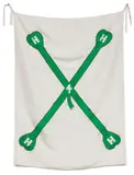 Mike Kelley, Hangin'-Heavy-Hairy-Horny, from Pansy Metal/Clovered Hoof, 1989, Screenprint in colors, on silk