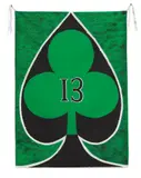 Mike Kelley, Peat Spade, from Pansy Metal/Clovered Hoof, 1989, Screenprint in colors, on silk