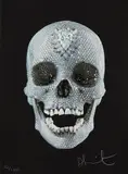 For the Love of God by Damien Hirst, 2007, Screenprint in colors, on heavy wove paper, the full sheet, sold Oct 2018
