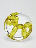 Jeff Koons, Balloon Dog (Yellow), 2015, Porcelain multiple painted in chrome