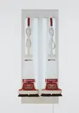 Jeff Koons, New Hoover Deluxe Shampoo Polishers, from Untitled Portfolio, 1995, Offset lithograph in colors, on wove paper, the full sheet