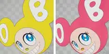 And then and then and then and then and then (Yellow); and And then and then and then and then and then (Pink) by Takashi Murakami, 1999, Two offset lithographs in colors, on wove paper, the full sheets, sold Oct 2018