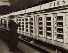 Automat, 977 Eighth Avenue by Berenice Abbott, 1936, Gelatin silver print, sold Apr 2018