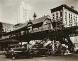 Berenice Abbott, Hanover Square, Manhattan, May 25th, 1936, Gelatin silver print