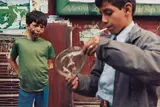 Helen Levitt, New York (boy with bubble)