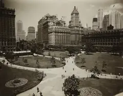 Battery Park by Berenice Abbott, 1930s, Gelatin silver print, sold Apr 2018