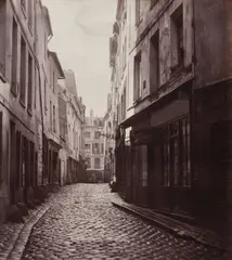 Charles Marville, Rue des Amandiers, 1860s, Albumen print