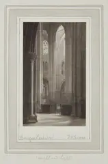 Frederick H. Evans, Height and Light, Bourges Cathedral, 1906-1907, Platinum print