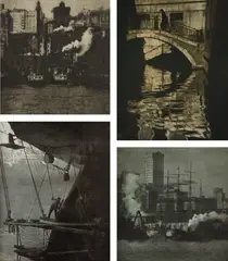 Alvin Langdon Coburn, Selected Images, 1904-1909, Nine prints including eight photogravures and one halftone from Camera Work and New York