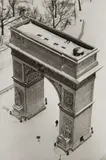 André Kertész, Arch and Snow, Washington Square Park, February 15