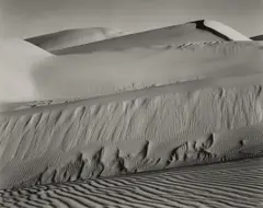 Dunes, Oceano by Edward Weston, 1936, Gelatin silver print, printed in the late 1940s or early 1950s, sold Apr 2018