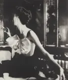 Lillian Bassman, Across the Restaurant, Barbara Mullen, dress by Jacques Fath, Le Grand Véfour, Paris