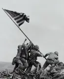Joe Rosenthal, Flag Raising at Iwo Jima, 1945, Gelatin silver print, printed 1995