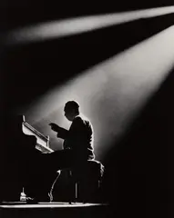 Duke Ellington, Paris by Herman Leonard, 1958, Gelatin silver print, printed later, sold Apr 2018