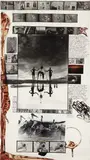 Peter Beard, Reflections in Natural History, Moite Bay, Lake Rudolf, 1965, Gelatin silver print with ink, blood and affixed gelatin silver prints, executed later