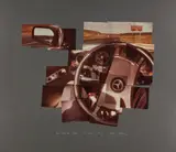 The Steering Wheel, Oct. by David Hockney, 1982, Photographic collage, sold Apr 2018