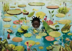 World #37 by Ruud van Empel, 2017, Archival pigment print, Diasec mounted, sold Apr 2018