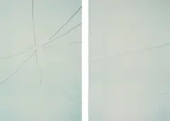 Thomas Demand, Glass (Glas), I + II, 2002, Chromogenic print diptych, each face-mounted to Plexiglas and flush-mounted